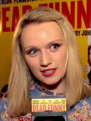 Photo: Theatre Tickets Direct, CC BY 3.0, via Wikimedia Commons Emily Berrington, typed as Bright Spring