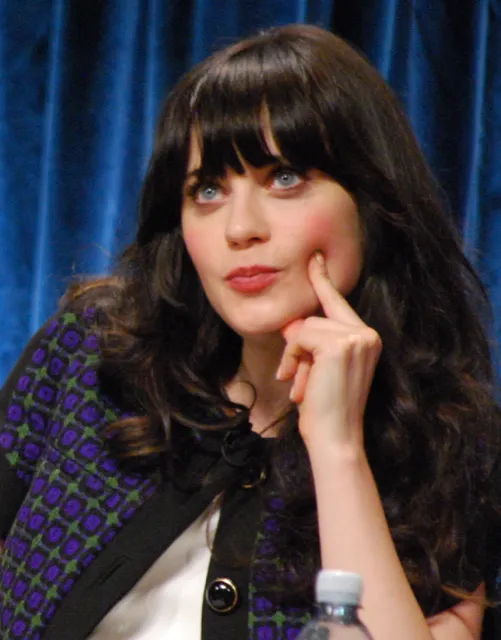 Zooey Deschanel, an example of True Spring coloring